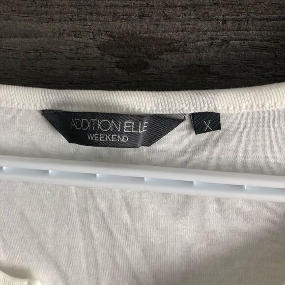 Addition Elle Plus size X V-neck, Embroidered Top - Picture 4 of 5